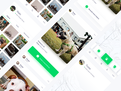 Lost Pet Mobile App animal clean interface minimal design mobile app pet pet finder sketch ui design ux design ux friday uxui