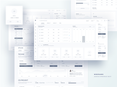 Asseco ePromak Next - wireframes app currency exchange dashboard interface investing investment trading trading platform ui ui design ux ux design uxui