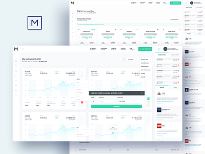 Asseco ePromak Next - web app 2 bank app creditcard dashboard finance financial app interface investing investment movade trading trading card trading platform ui ui design ux ux design uxui