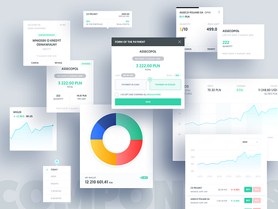 Asseco ePromak Next - components bank app component library components dashboard design system design systems interface investing investment mobile app sketch app styleguide trading trading platform ui ui design ux ux design ux ui uxui