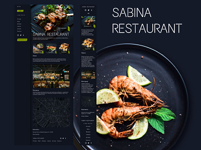 Website design of the restaurant "SABINA
RESTAURANT"