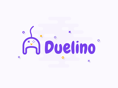Duelino app application digital duel game illustration logo logotype quiz vector web