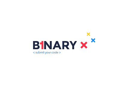 Binary x // Logo for "coding house" / binary code coding digital illu illustration logo logotype vector web webdesign