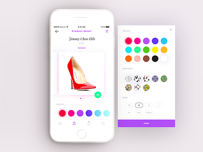 e-shopping app app clean design eshop lead mobile shopping simple ui ux white