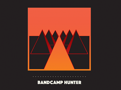 Bandcamp Hunter logo blog design design logo vector