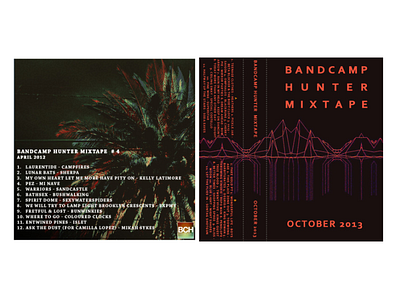 Digital mixtape covers design graphic design