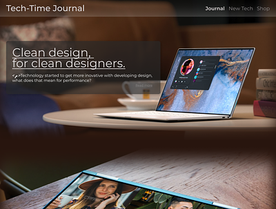 Tech journal website design app branding design graphic design ui ux