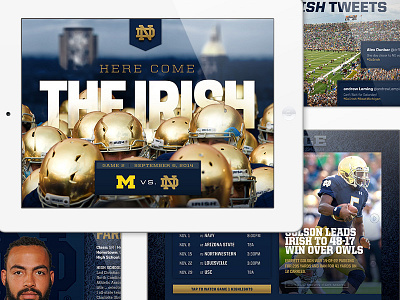 Notre Dame Football App