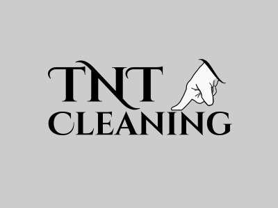 TNT Cleaning branding design logo typography