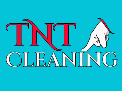 TNT Cleaning branding design illustration logo typography