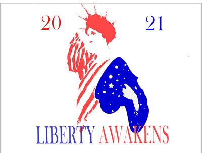 Liberty Awakens design illustration typography