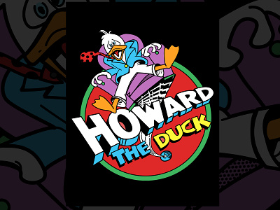 Howard The Duck design illustration vector