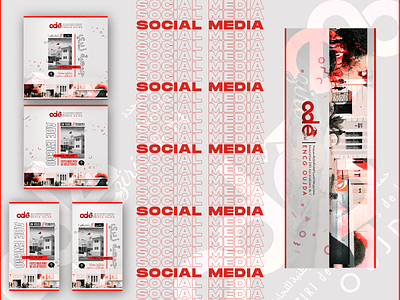 Social Media cover, posts and stories. branding design facebook graphic design illustration instagram social media typography