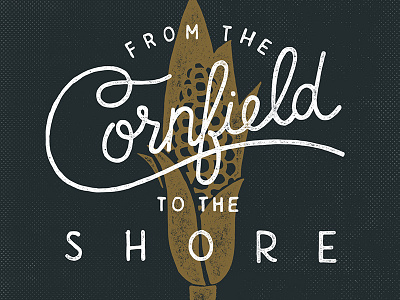 Cornfield Album Cover album band cd cover drawn hand music texture typography