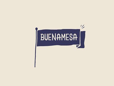 Buenamesa flag good logo minimal table