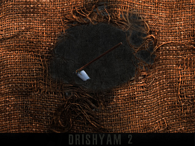 Drishyam 2 Minimal Movie Poster design graphic design poster design typography