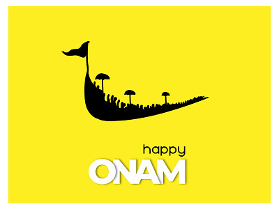 Onam design graphic design illustration poster design typography vector