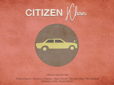 Citizen Khan - Minimal Poster design graphic design illustration minimal poster poster design typography
