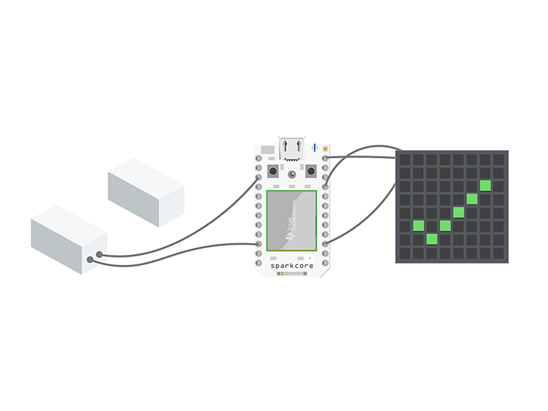 Arduino Sensor animation arduino gif illustration isometric neopixel spark core vector