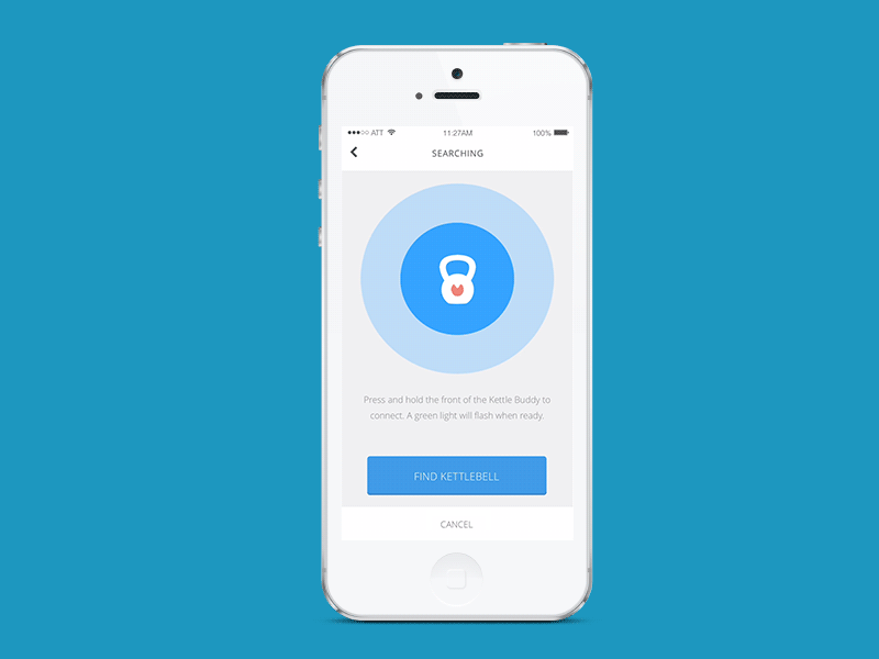 Pair Device animation bluetooth gif ios iphone kettlebell pairing