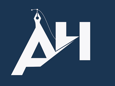 AH Logo design illustration logo logodesign typography