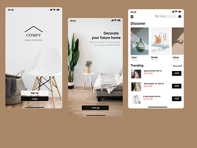 Furniture Online Shop - Mobile Apps