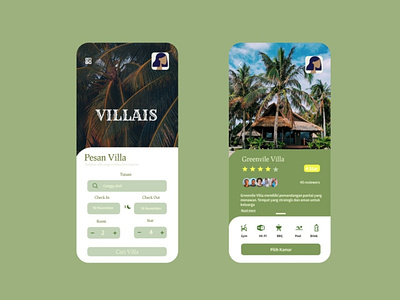 Villa Book - Mobile App Design adobe xd branding figma product design ui ui designer