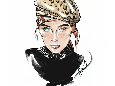 Fashion portrait art bitmap branding design digitalart fashionillustration fashionportrait illustration portrait