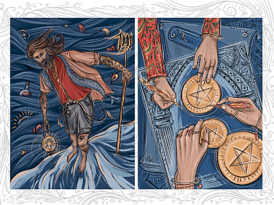 Tarot cards illustration