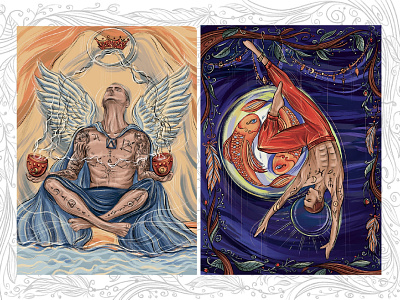 Tarot cards illustration