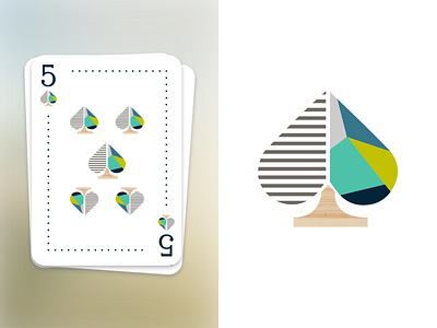 Spades cards design illustrator print spades