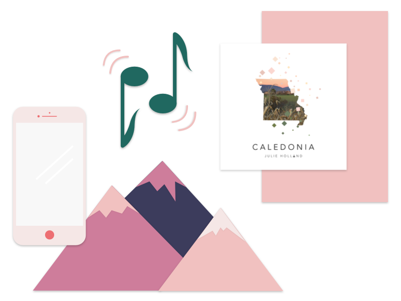 Caledonia Art Direction by Julie Logue on Dribbble