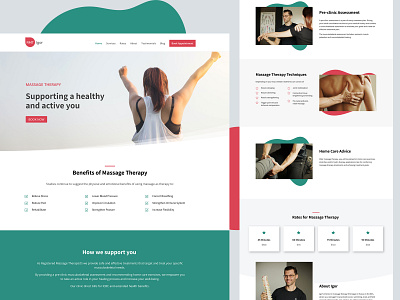 Igor RMT Website massage therapy uiux website wordpress