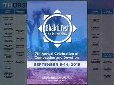 Bhakti Fest Program Guide