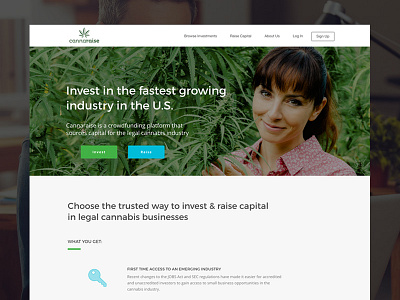 Cannaraise Website Home