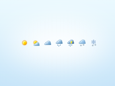 Weather Icons cloud icon icon set rain snow sun weather