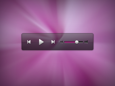 Audio control audio control media player ui video volume