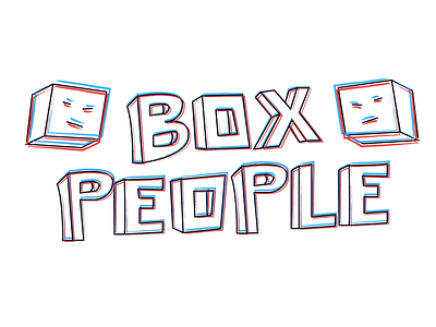 Box People design typography