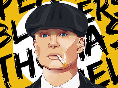 Thomas Shelby art design digital illustration vector