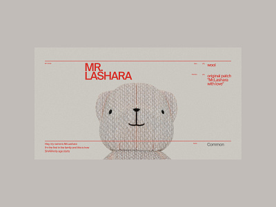 NFT | MR.LASHARA 3d 3dart abstract b3d bear character illustration nft teddy token ui