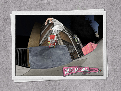 Chad Muska trading card illustration skate skateboard skateboarding thps tony hawk trading card trading cards watercolor