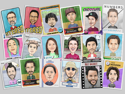 Illustrated Skateboarding Trading Cards (Series 1-4)