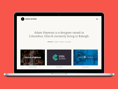 New Personal Site design portfolio semplice web