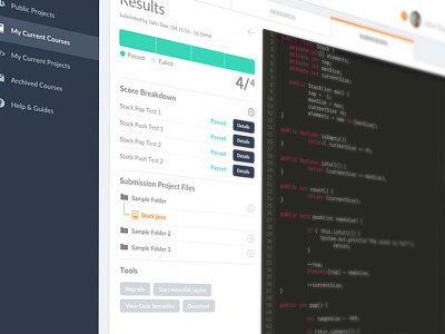 UI Experiment #1 code score submission ui user interface web app