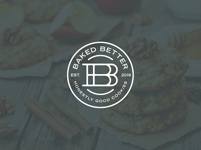 Baked Better - Secondary Mark badge baked bakery better branding columbus cookies logo ohio