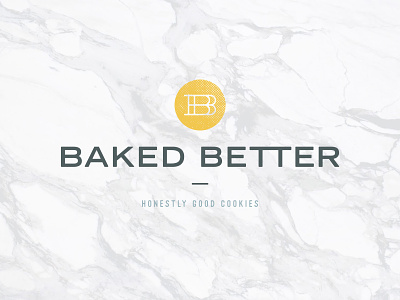 Baked Better Logo baked bakery better branding columbus cookies logo ohio