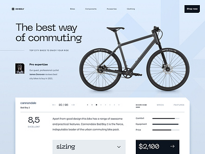 Bike review page