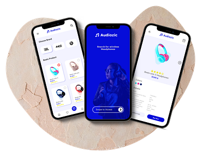 Headphone Store app appdesign design figma headphones mobileappdesign music ui uidesign userinterface