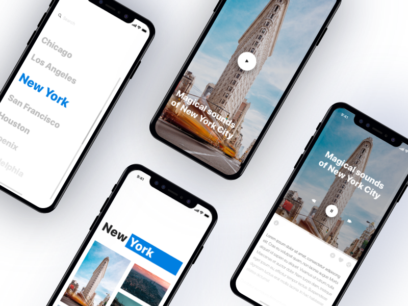 app concepts shot iphone x mobile ui sketch concept illustration