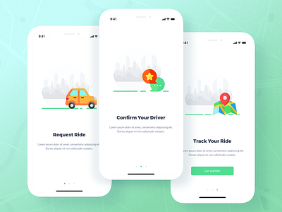 Taxi App onboarding